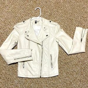 H&M faux-leather jacket, NWOT
